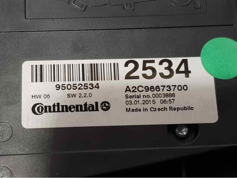 Recambio de mando radio para opel mokka selective referencia OEM IAM 95052534 A2C96673700 CONTINENTAL