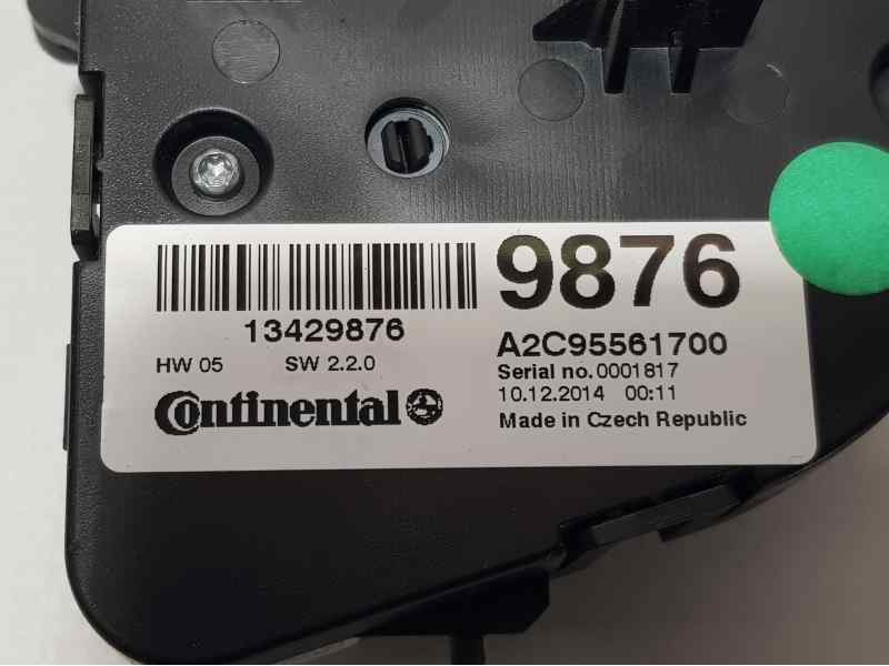 Recambio de mando climatizador para opel mokka selective referencia OEM IAM 13429876 A2C95561700 CONTINENTAL