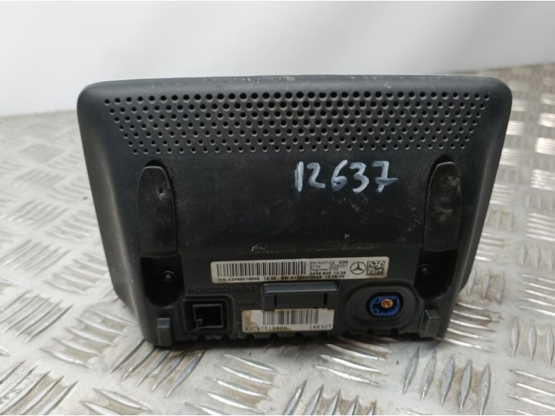 Recambio de pantalla multifuncion para mercedes-benz clase b (w246) b 200 cdi be (246.201) referencia OEM IAM A2469001206 A2C875