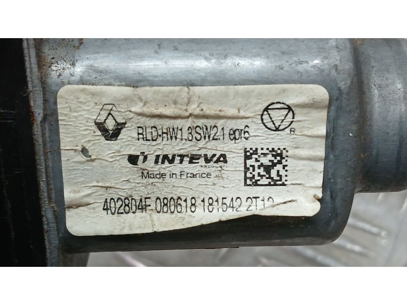 Recambio de elevalunas trasero izquierdo para renault grand scénic iv (r9_) 1.3 tce 140 referencia OEM IAM 827213658R ELECTRICO 