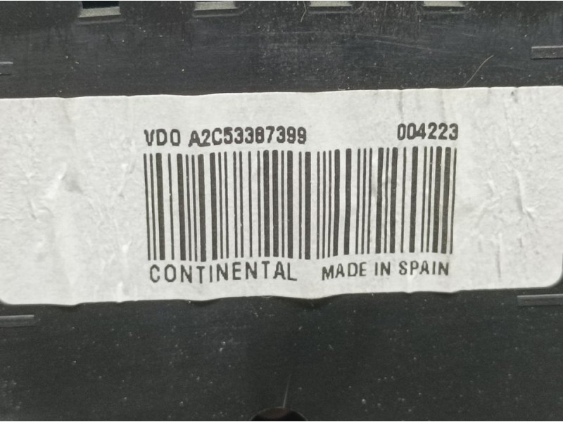 Recambio de cuadro instrumentos para seat altea (5p1) reference referencia OEM IAM 1P0920850F A2C53387399 VDO