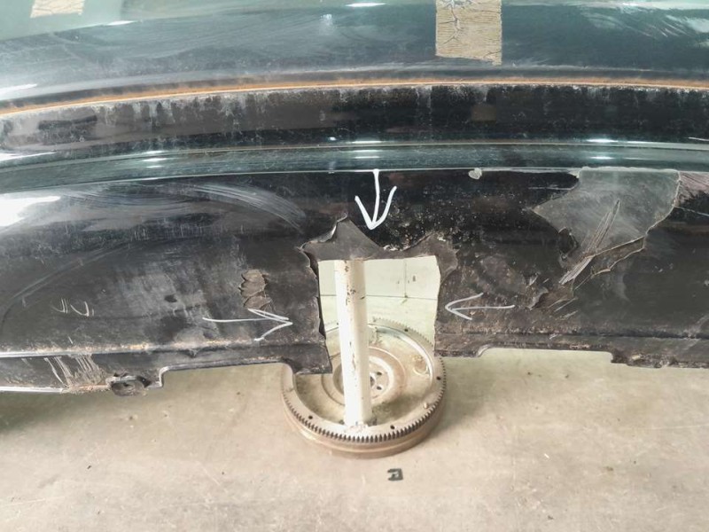 Recambio de paragolpes trasero para audi a5 coupe (8t) 2.0 tfsi (132kw) referencia OEM IAM   ROZADO Y TOCADO