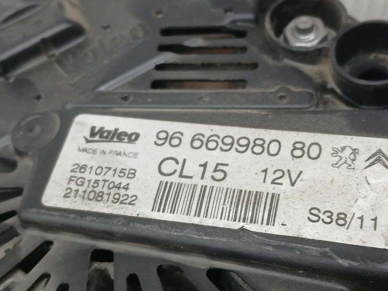 Recambio de alternador para citroën c4 lim. seduction referencia OEM IAM 96669980 2610715B VALEO