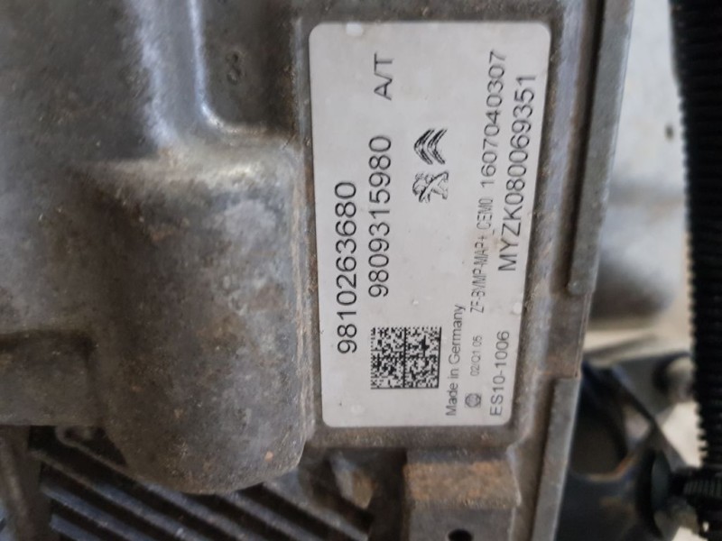Recambio de caja cambios para citroën c-elysée exclusive referencia OEM IAM 20A612 1065465 AUTOMATICA