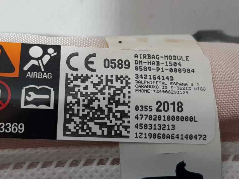 Recambio de airbag cortina delantero izquierdo para citroën c3 aircross 1.5 hdi (120 cv) referencia OEM IAM 34216414D 0589P10009
