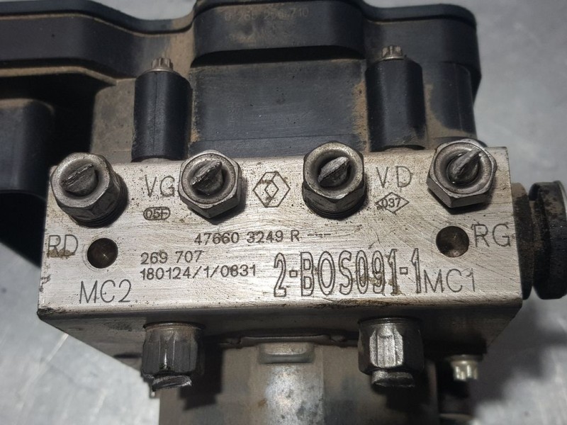 Recambio de abs para dacia sandero stepway referencia OEM IAM 476603249R 269707 BOSCH