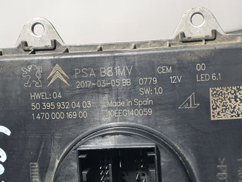 Recambio de centralita faros xenon para citroën ds5 desire referencia OEM IAM 503959320403  AL