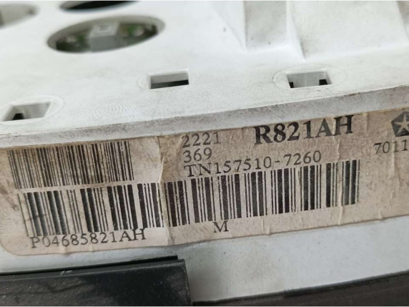 Recambio de cuadro instrumentos para chrysler voyager (rg) 2.4 se referencia OEM IAM 1575107260  