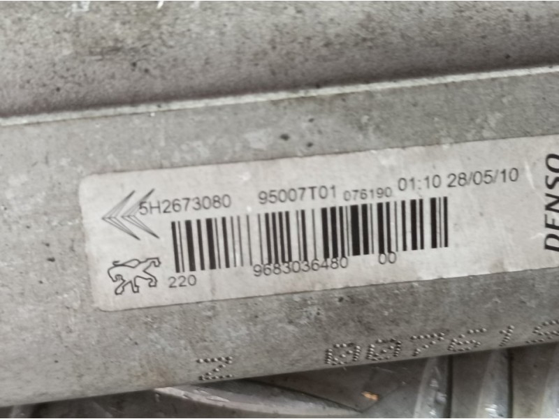 Recambio de condensador / radiador aire acondicionado para peugeot 207 confort referencia OEM IAM 9683036480 95007T01 DENSO POCO