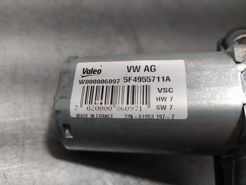 Recambio de motor limpia trasero para skoda fabia active referencia OEM IAM 5F4955711A W000086097 VALEO