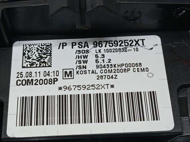 Recambio de mando luces y limpia para citroën c4 lim. seduction referencia OEM IAM 96759252XT 10020832 