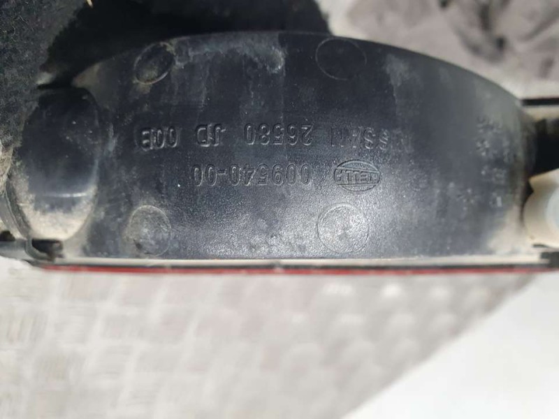 Recambio de piloto trasero central para nissan qashqai (j10) acenta referencia OEM IAM 26580JD00B 00954000 HELLA