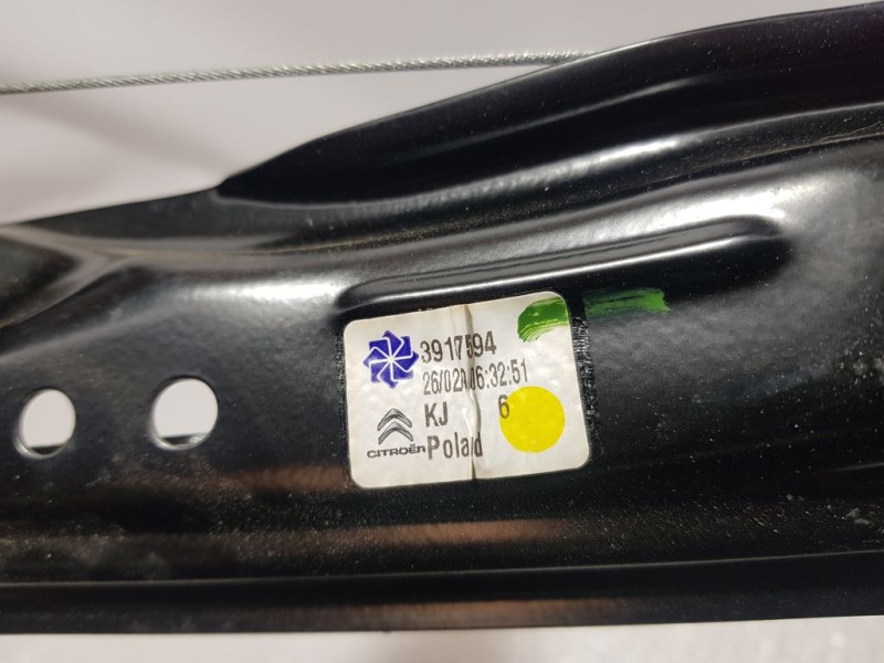 Recambio de elevalunas trasero derecho para citroën c3 aircross 1.5 hdi (120 cv) referencia OEM IAM 3917594  ELECTRICO 6 PINS