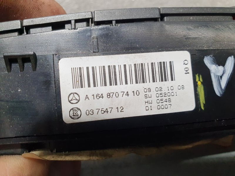 Recambio de mando multifuncion para mercedes-benz clase m (w164) ml 300 cdi be 4-matic (164.121) referencia OEM IAM A1648707410 
