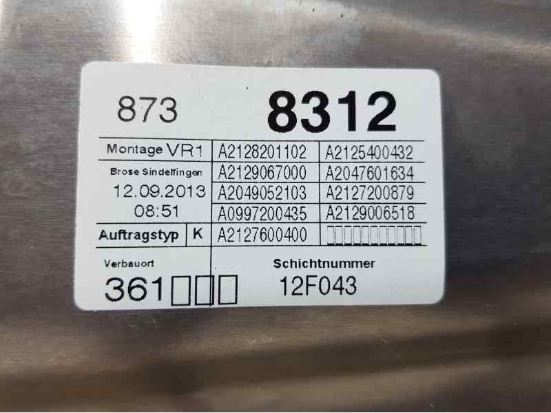Recambio de elevalunas delantero derecho para mercedes-benz clase e (w212) lim. 220 cdi blueefficiency (212.002) referencia OEM 