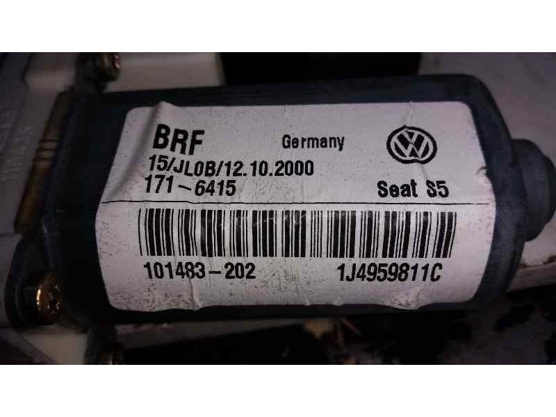 Recambio de motor elevalunas trasero izquierdo para seat toledo (1m2) select referencia OEM IAM 1J4959811C  