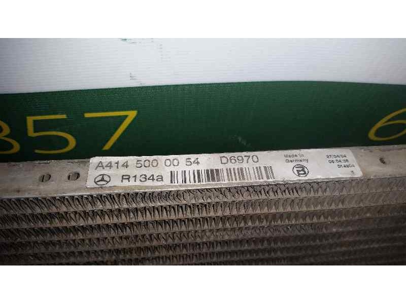 Recambio de condensador / radiador aire acondicionado para mercedes-benz vaneo (w414) furgoneta compacta cdi vaneo city trend re