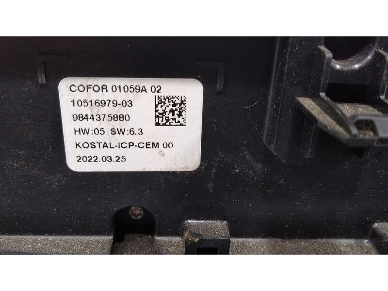 Recambio de mando climatizador para citroën c4 1.2 12v e-thp pure tech referencia OEM IAM 9844375880 1051697903 