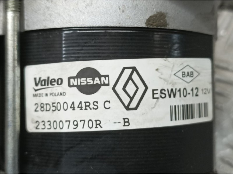 Recambio de motor arranque para renault captur life referencia OEM IAM 233007970R ESW1012 VALEO