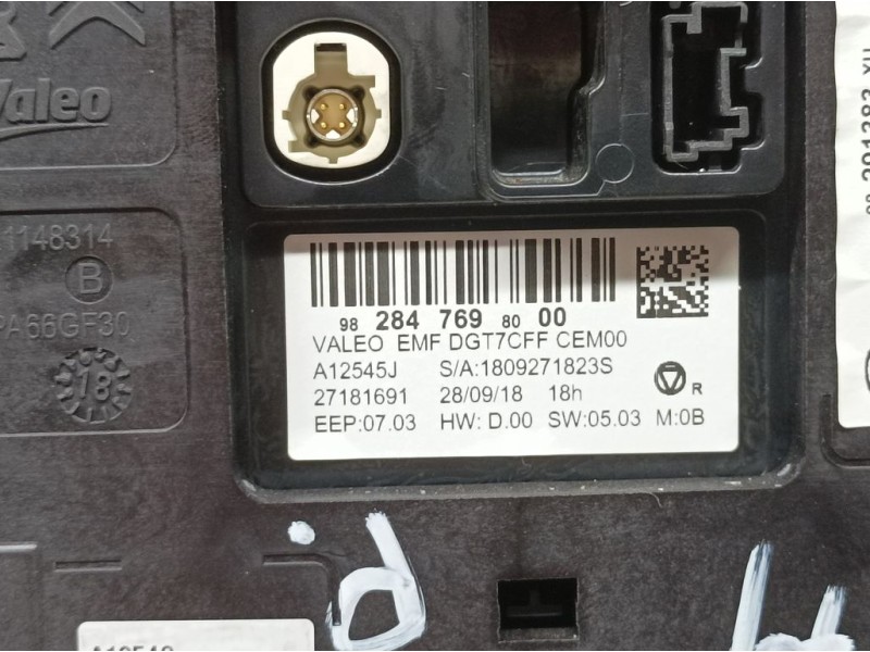 Recambio de sistema navegacion gps para citroën c3 feel referencia OEM IAM 9828476980 27181691 VALEO