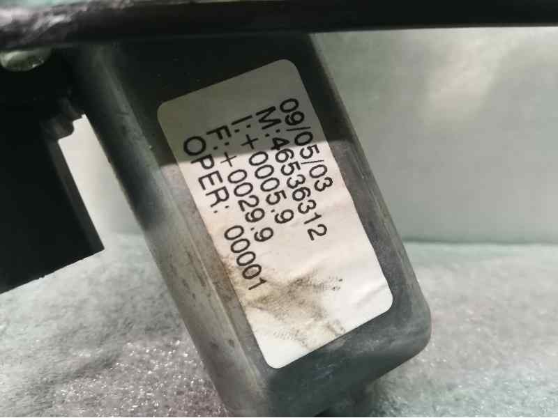 Recambio de elevalunas delantero izquierdo para fiat punto berlina (188) 1.2 16v elx referencia OEM IAM 46536312 2 PINS 