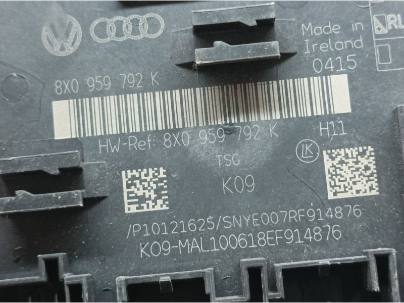 Recambio de modulo electronico para audi a1 sportback (8xf) attracted referencia OEM IAM 8X0959792K  