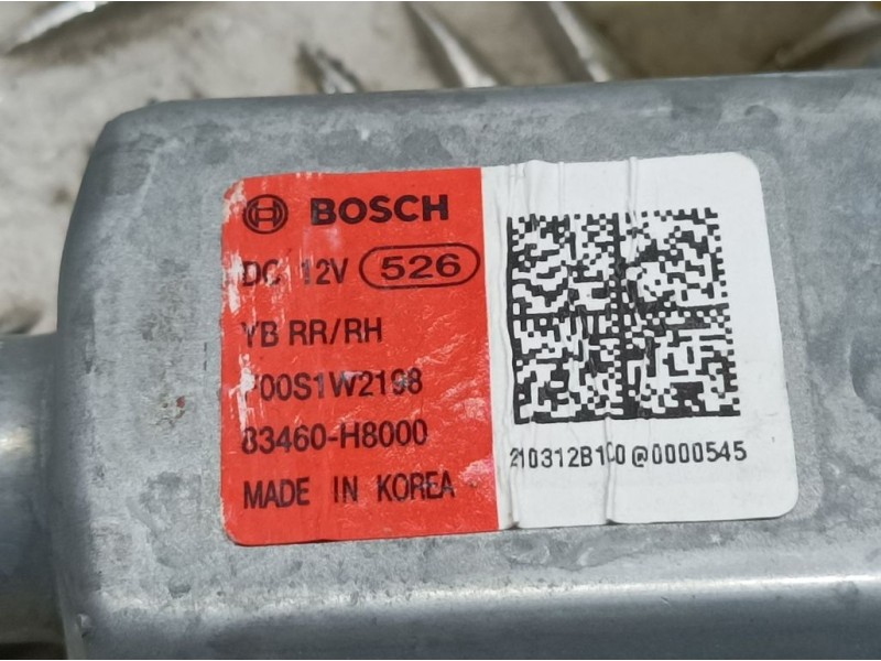 Recambio de elevalunas trasero derecho para kia stonic (ybcuv) black edition referencia OEM IAM 83460H8000 F00S1W2198 ELECTRICO 