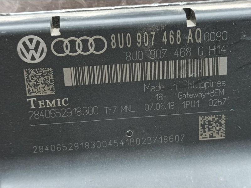 Recambio de modulo electronico para audi a1 sportback (8xf) attracted referencia OEM IAM 8U0907468AQ 2840652918300 TEMIC