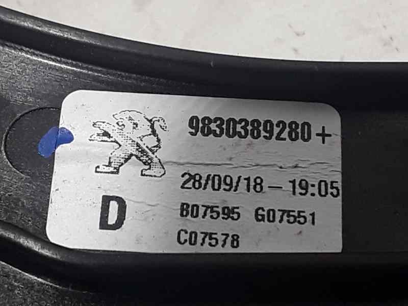 Recambio de elevalunas delantero derecho para peugeot 3008 allure referencia OEM IAM 9830389280  ELECTRICO 6 PINS