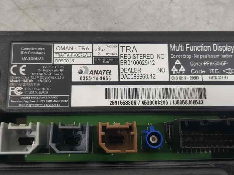 Recambio de sistema navegacion gps para smart fortwo coupe passion referencia OEM IAM 259155330R  