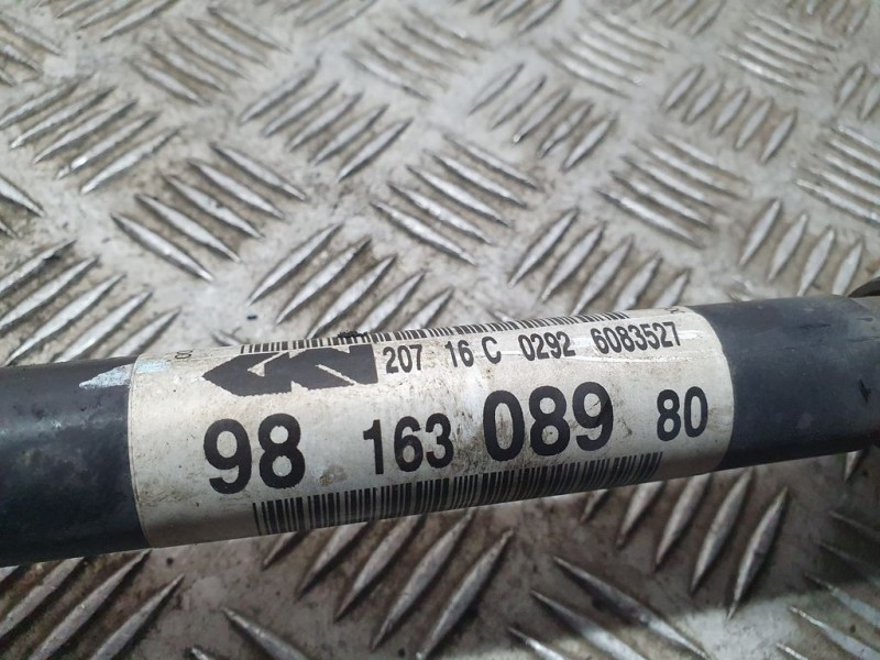 Recambio de transmision delantera izquierda para citroën c-elysée exclusive referencia OEM IAM 9816308980 6083527 CAMBIO AUTOMAT