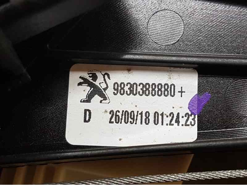 Recambio de elevalunas trasero derecho para peugeot 3008 allure referencia OEM IAM 9830388880 6 PINS ELECTRICO