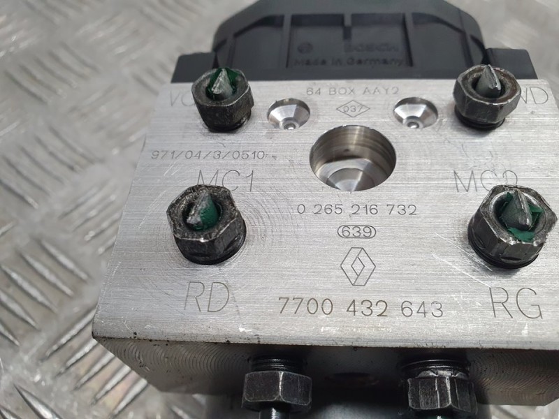Recambio de abs para renault scenic (ja..) 1.9 dti rt referencia OEM IAM 7700432643 0265216732 