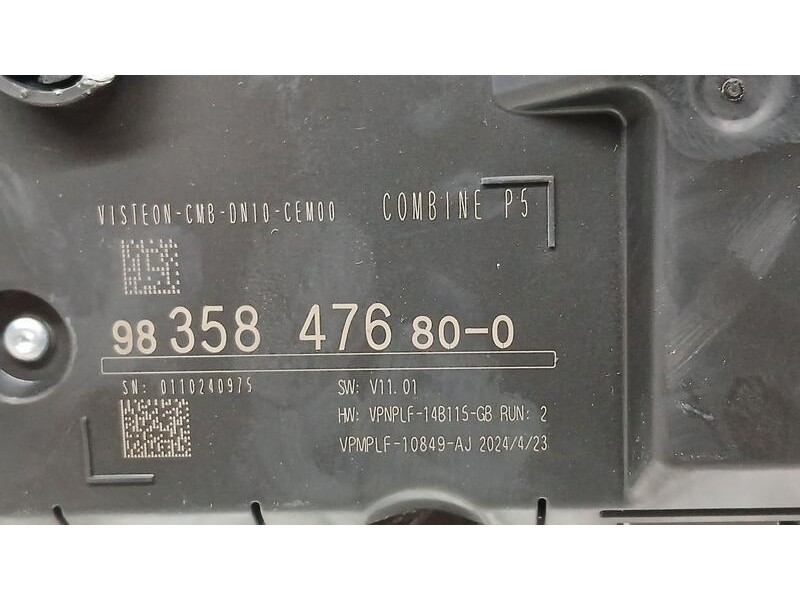 Recambio de cuadro instrumentos para peugeot 308 style referencia OEM IAM 9835847680  0110240975