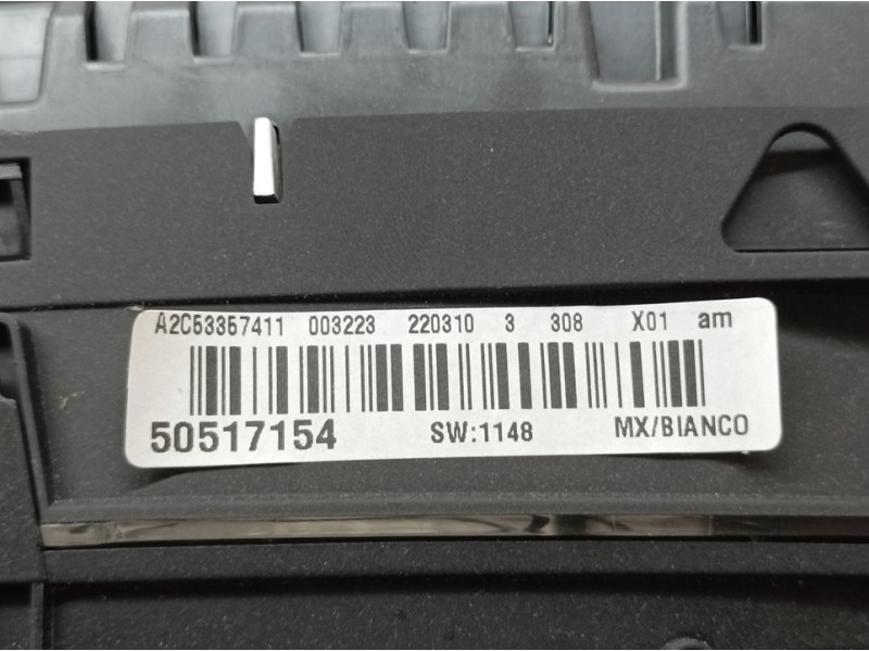 Recambio de cuadro instrumentos para alfa romeo mito (145) distinctive referencia OEM IAM 50517154 A2C53357411 VDO