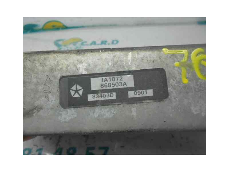 Recambio de intercooler para chrysler voyager (rg) 2.5 crd se referencia OEM IAM IA1072868503A 83403D 