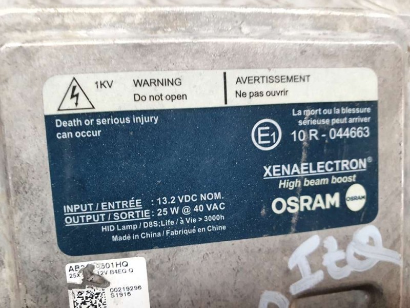 Recambio de centralita faros xenon para hyundai ioniq hybrid referencia OEM IAM 10R0445663  