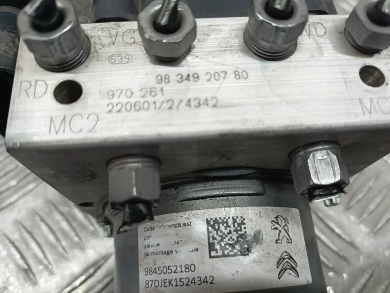 Recambio de abs para citroën berlingo furgón van talla m blue hadi 100 s&s referencia OEM IAM 9834920780 270261 BOSCH