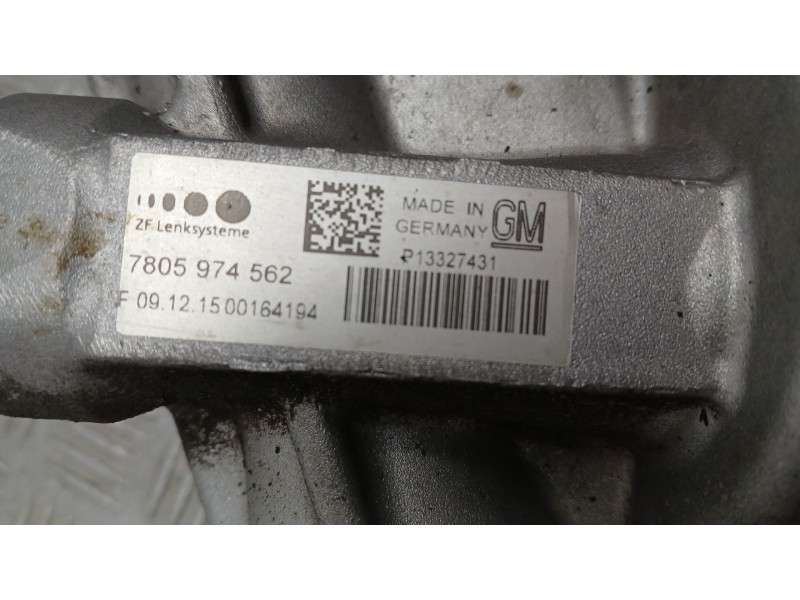 Recambio de cremallera direccion para opel astra j (p10) 1.7 cdti (68) referencia OEM IAM 13327431 ELECTRO-MECANICA ZF 780597456