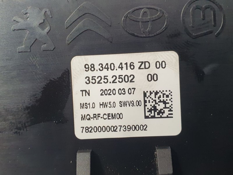Recambio de mando climatizador para citroën berlingo furgón club m referencia OEM IAM 98340416ZD 3525250200 