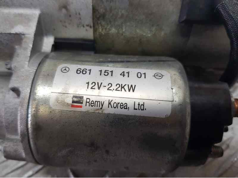 Recambio de motor arranque para ssangyong rodius referencia OEM IAM 6651510201  REMY