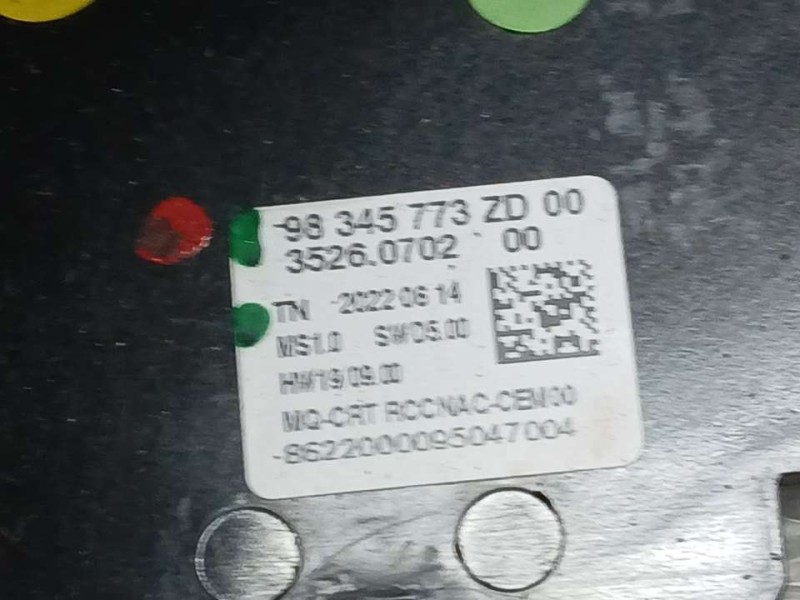 Recambio de sistema navegacion gps para citroën berlingo feel m 5p referencia OEM IAM 98345773ZD 35260702 