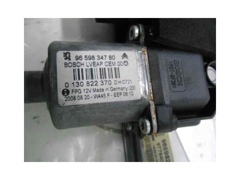 Recambio de elevalunas trasero derecho para peugeot 308 confort referencia OEM IAM 9659834780  ELECTRICO 6 PINS