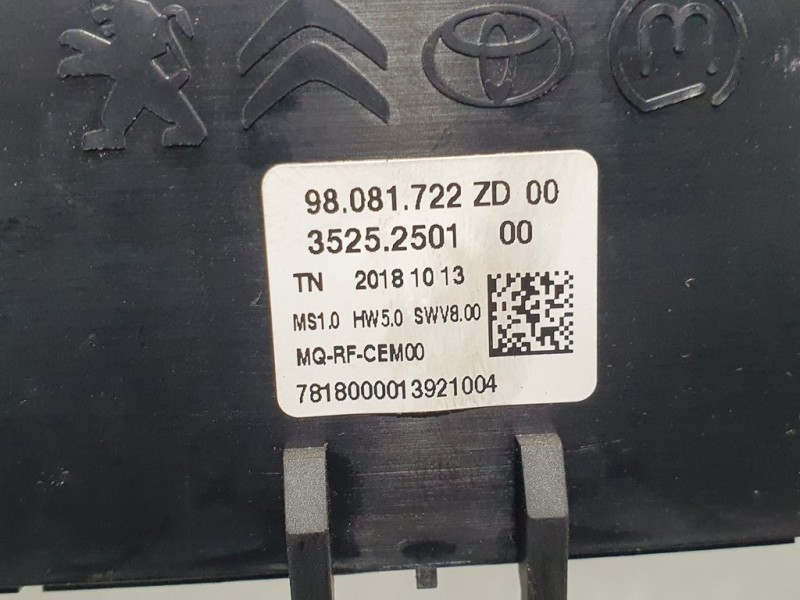 Recambio de mando climatizador para citroën berlingo live m referencia OEM IAM 98081722ZD 35252501 