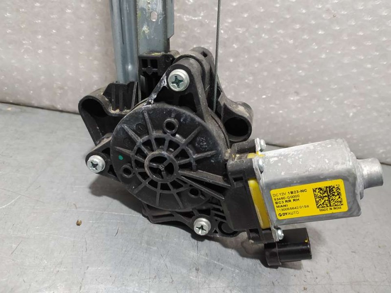 Recambio de elevalunas trasero derecho para hyundai i20 klass referencia OEM IAM 83402Q0000  ELECTRICO 2 PINES
