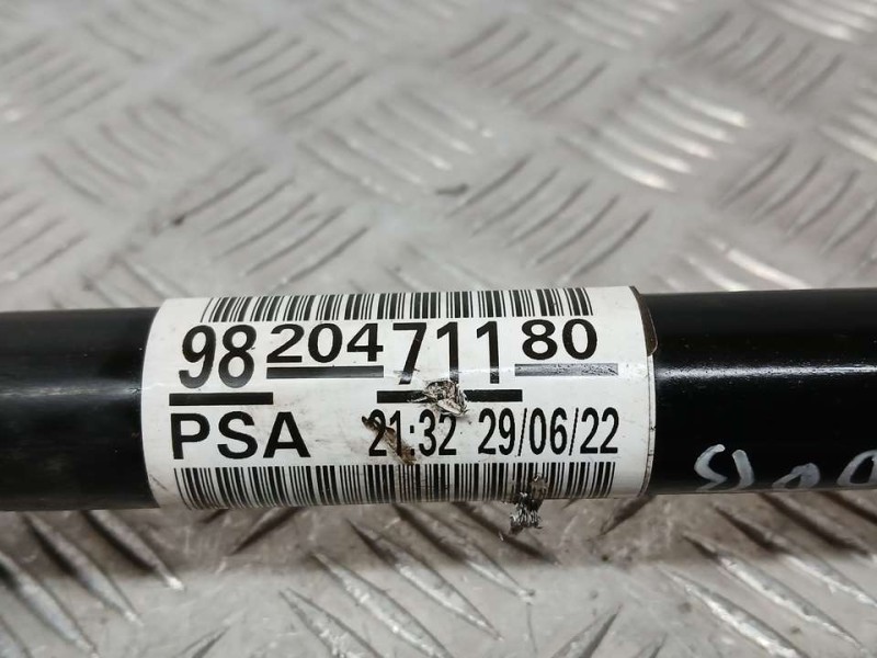 Recambio de transmision delantera derecha para citroën berlingo feel m 5p referencia OEM IAM 9820471180  