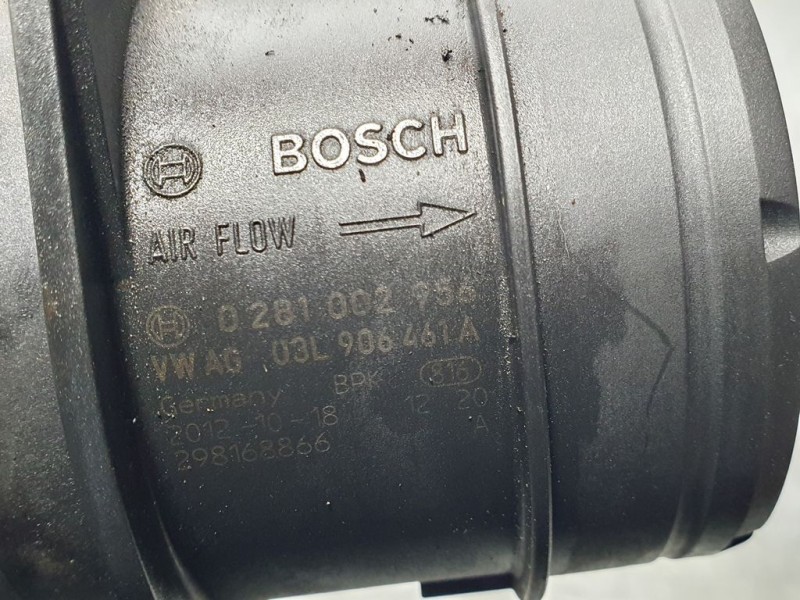 Recambio de caudalimetro para volkswagen tiguan (5n2) advance bluemotion referencia OEM IAM 03L906461A 0281002956 BOSCH