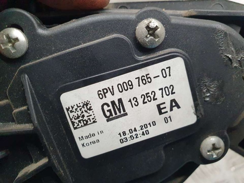 Recambio de potenciometro pedal para chevrolet cruze lt referencia OEM IAM 13252702 6PV00976507 