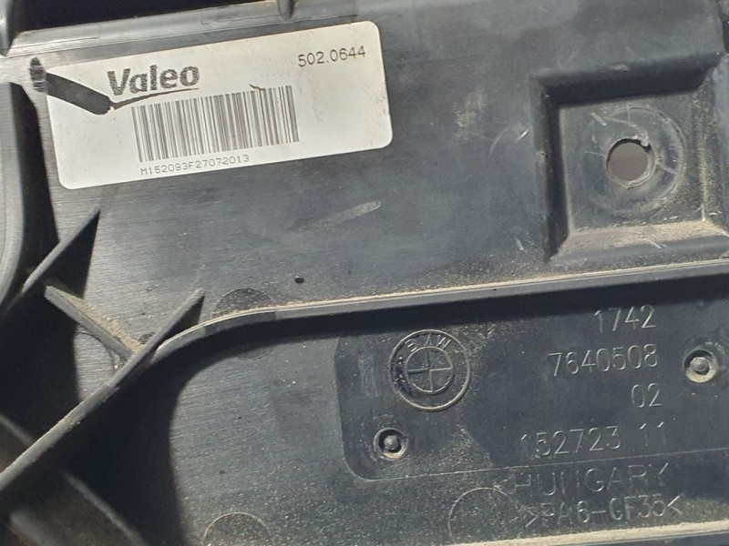 Recambio de electroventilador para bmw serie 1 lim. (f20) 116i referencia OEM IAM 7640508 5020644 VALEO