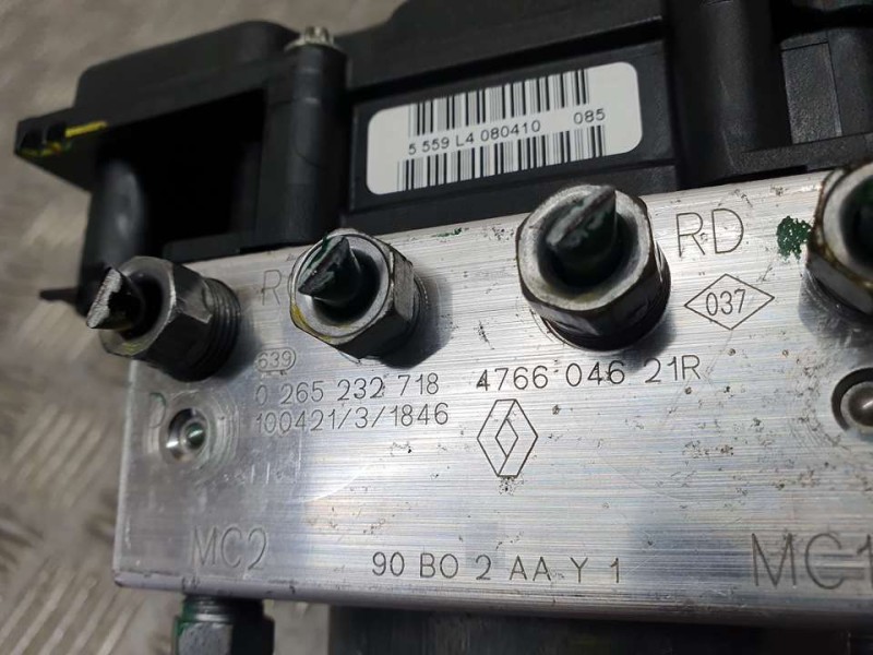 Recambio de abs para dacia sandero básico referencia OEM IAM 476604621R 0265232718 BOSCH